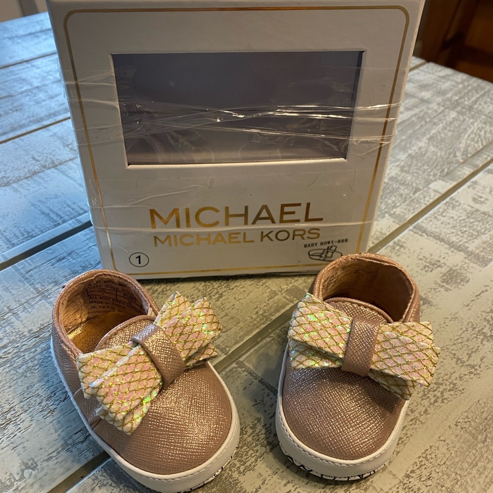 Michael Kors Baby Shoes Size 1
